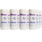 Diversey Oxivir 1 Wipes, 1-Ply, 7 x 8, 60/Canister, 12 Canisters/Carton