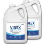 Diversey Virex All-Purpose Disinfectant Cleaner, Lemon Scent, 1 gal Container, 2/Carton