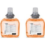 GOJO Premium Foam Antibacterial Hand Wash Refill, Fresh Fruit Scent, 1,200 mL, 2/Carton