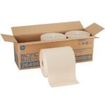 Pacific Blue® Ultra Hardwound Paper Towels, Brown, 1,150-ft, 3 Rolls