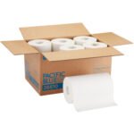 Georgia Pacific Professional Hardwound Paper Towel Roll, Nonperforated, 1-Ply, 9" x 400 ft, White, 6 Rolls/Carton