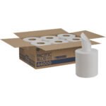 Georgia Pacific Professional Pacific Blue Select 2-Ply Center-Pull Perf Wipers, 2-Ply, 8.25 x 12, White, 520/Roll, 6 Rolls/Carton