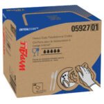 WypAll X70 Foodservice Towels, 1/4 Fold, 12.5 x 23.5, Unscented, Blue, 300/Carton