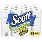 Scott® Rapid-Dissolving Toilet Paper, 1-Ply, 231 Sheets, 48 Rolls - Image 4