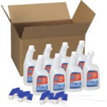 Spic and Span Disinfecting All-Purpose Spray and Glass Cleaner, Fresh Scent, 32 oz Spray Bottle, 8/Carton