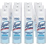 Lysol® Pro Disinfectant Spray, Linen Scent, 19 oz., 12 Cans