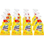 Lysol® All-Purpose Cleaner, Lemon Scent, 32 oz., 12 Spray Bottles