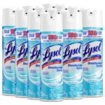 Lysol® Disinfectant Spray, Crisp Linen, 19 oz. Aerosol, 12 Cans
