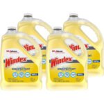 Windex® Multi-Surface Disinfectant Cleaner, Citrus, 1 Gal. Bottle, 4 Bottles