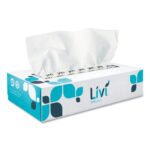 Livi VPG Select Flat Box Facial Tissue, 2-Ply, White, 100 Sheets/Box, 30 Boxes/Carton - Image 4