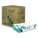 Livi VPG Select Flat Box Facial Tissue, 2-Ply, White, 100 Sheets/Box, 30 Boxes/Carton