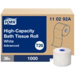 Tork® High-Capacity 2-Ply Toilet Paper, White, 36 Rolls