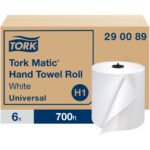 Tork® Advanced Hardwound Roll Paper Towels, White, 700-ft., 6 Rolls