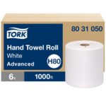 Tork® Advanced Hardwound Roll Paper Towels, White, 1000-ft., 6 Rolls