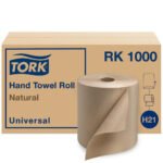 Tork® Hardwound Roll Towels, Brown, 1,000-ft., 6 Rolls