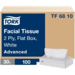 Tork® Advanced Facial Tissue, 2-Ply, 100 Tissue Box, 30 Boxes
