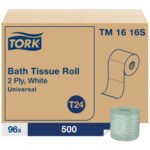 Tork® Standard Toilet Paper, 2-Ply, 500 Sheets, 96 Rolls